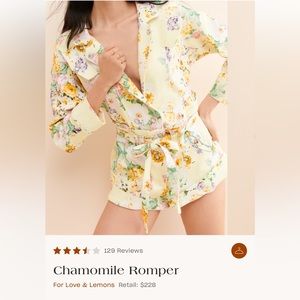 For Love & Lemons Chamomile Romper